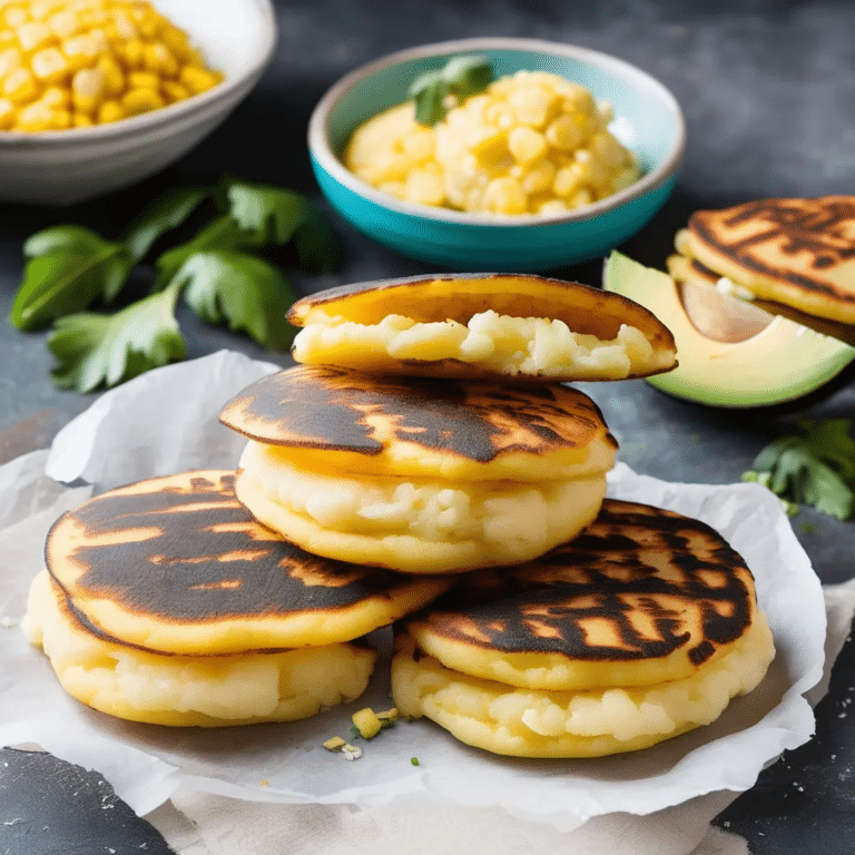 Homemade South American Arepas