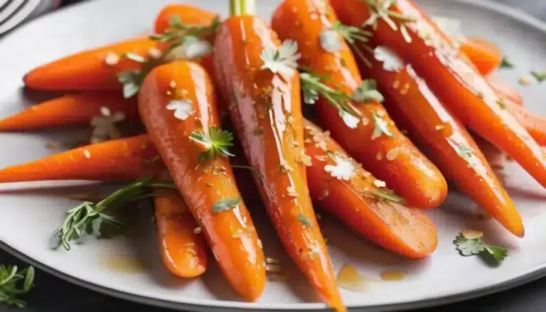 Honey Ginger Glazed Carrots