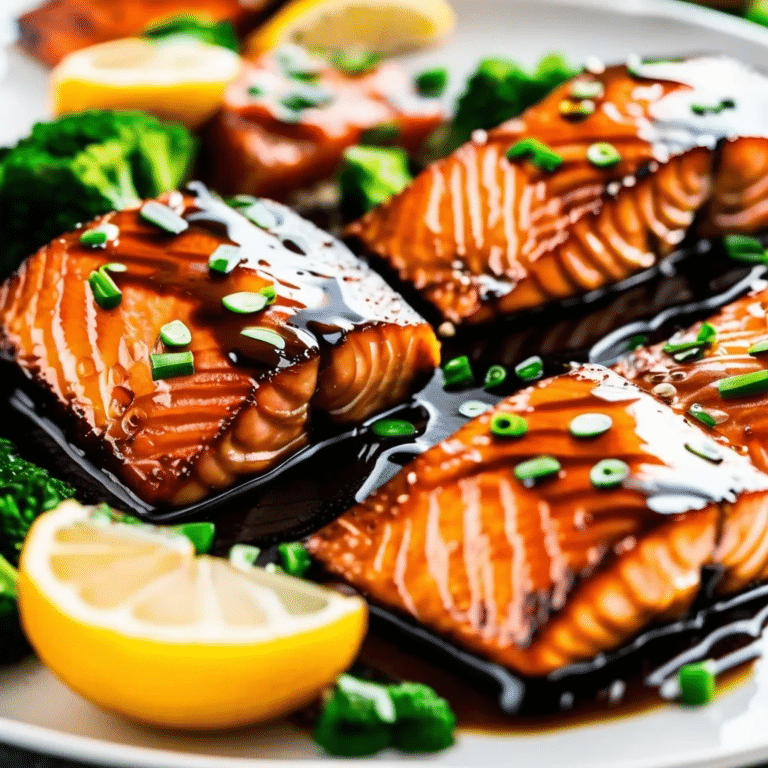 Honey Soy Salmon