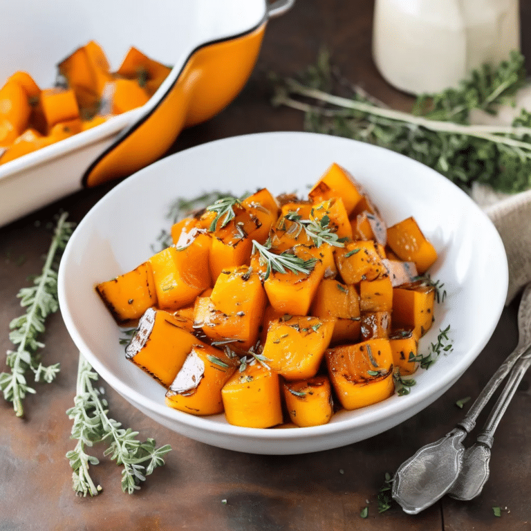 Honey-Thyme Butternut Squash