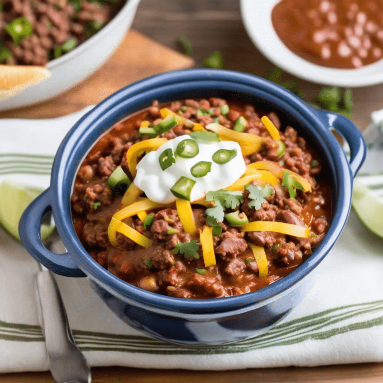 Hot Dog Chili