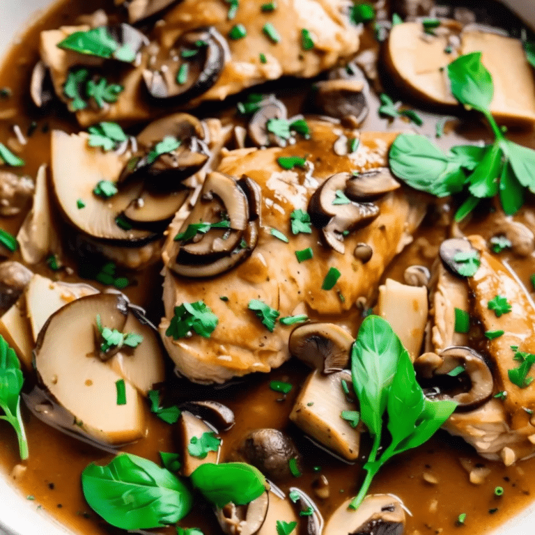 Instant Pot Chicken Marsala