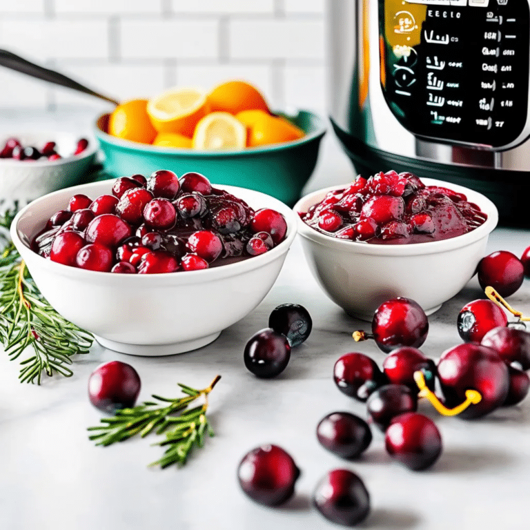 Instant Pot Cranberry Sauce
