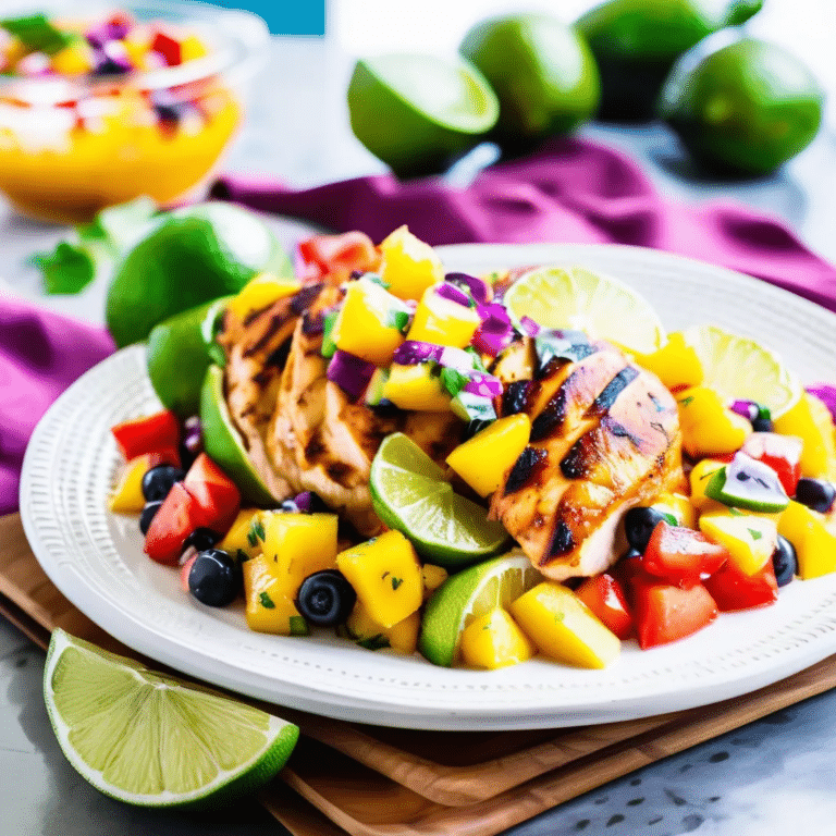 Island Chicken With Fruit Salsa