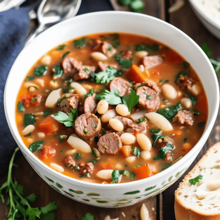 Italian Sausage And Bean Soup