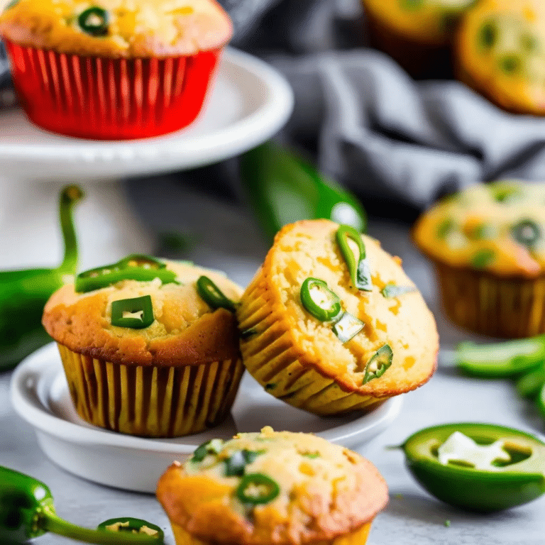 Jalapeno Cornbread Muffins
