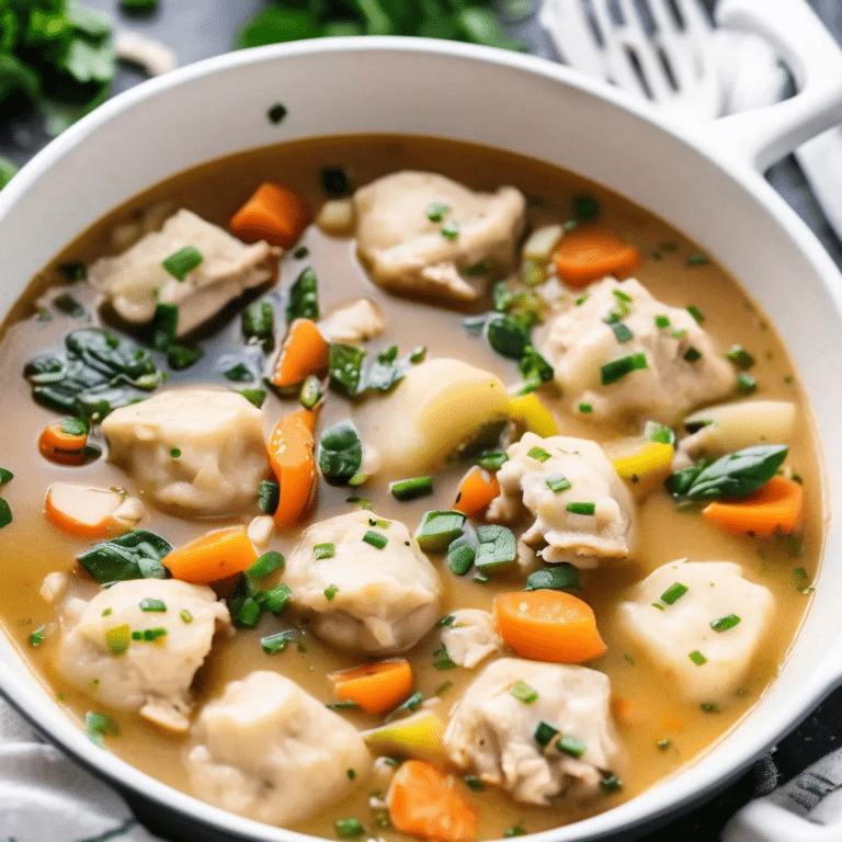 Keto Chicken And Dumplings