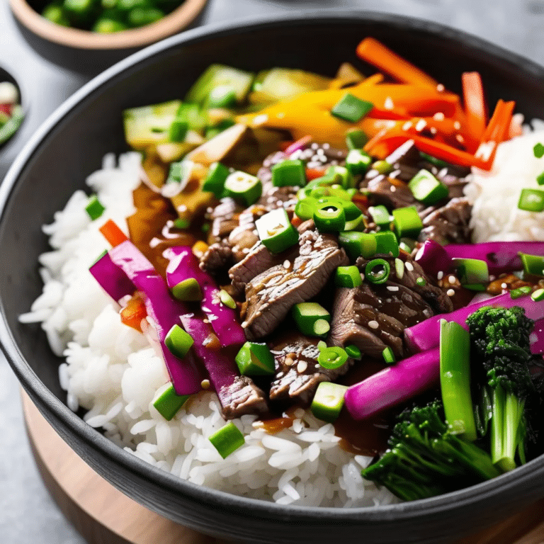 Korean Beef Bowl