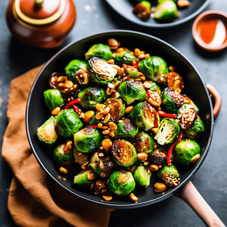 Kung Pao Brussels Sprouts