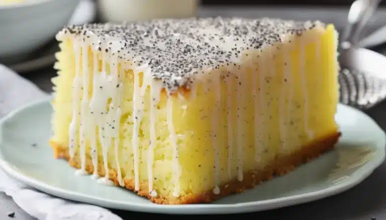 LEMON POPPYSEED CAKE
