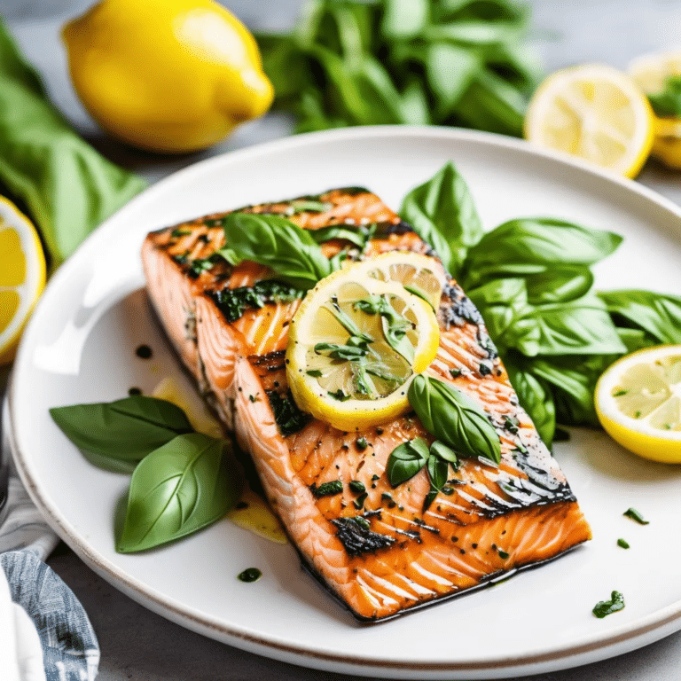 Lemon Basil Salmon