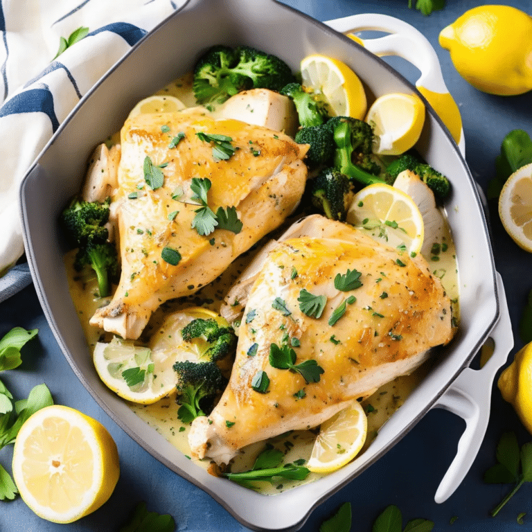 Lemon Chicken Bake