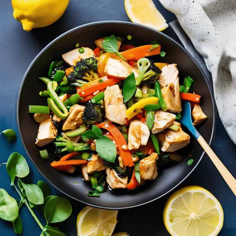 Lemon Chicken Stir-fry