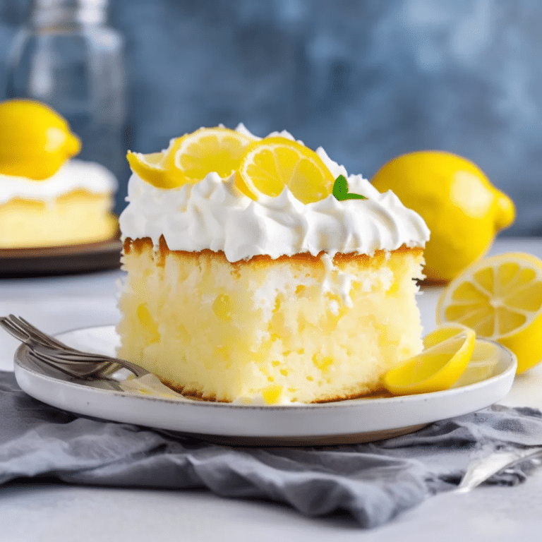 Lemon Poke Cake