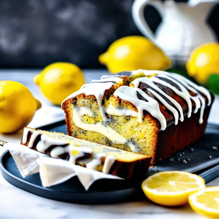 Lemon Poppy Seed Loaf Cake