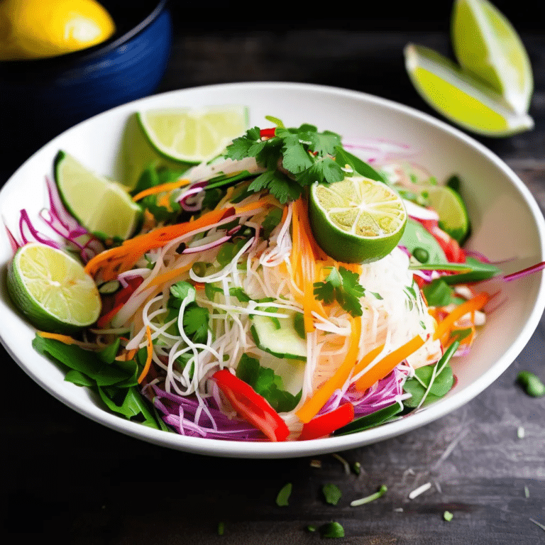 Lemongrass Vermicelli Salad