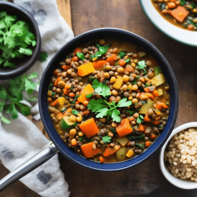 Lentil And Vegetable Stew