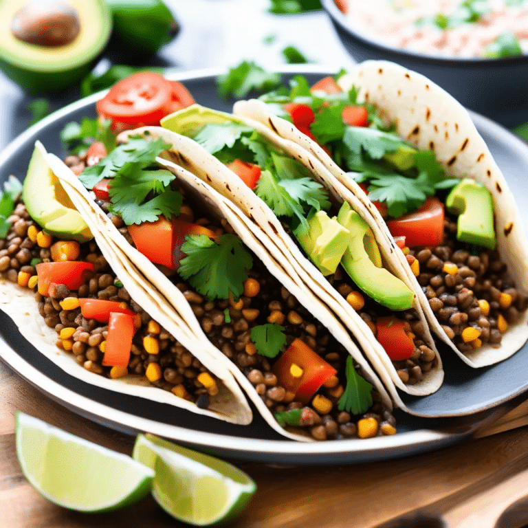 Lentil Tacos