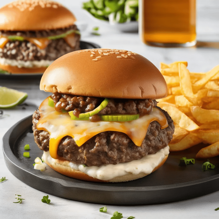 Lipton Onion Soup Burger