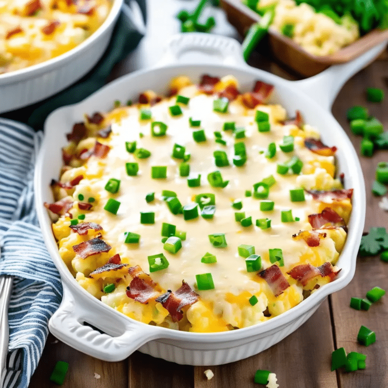 Loaded Cauliflower Casserole