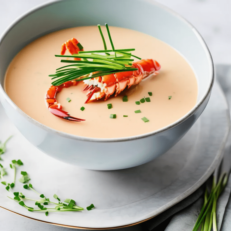 Lobster And Chive Bisque