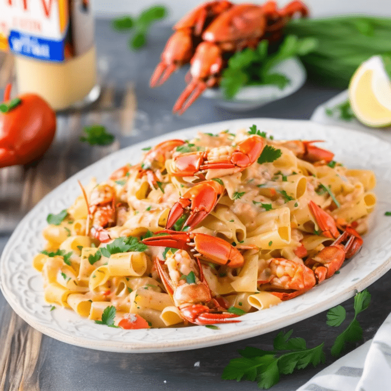 Louisiana Crawfish Ya-Ya Pasta