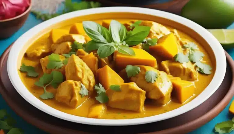 MANGO CHICKEN CURRY
