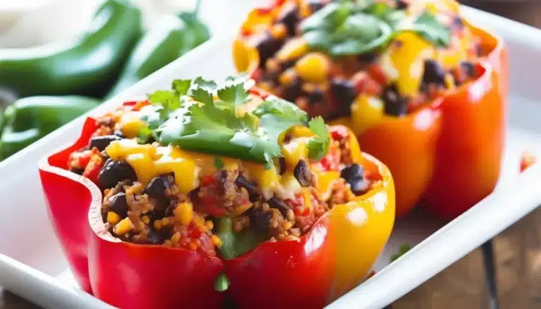 MEXICAN STUFFED BELL PEPPERS