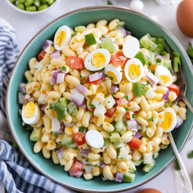 Macaroni Salad With Egg