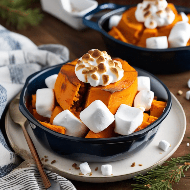 Mallow-Topped Sweet Potatoes
