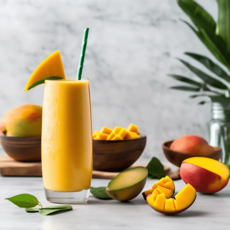 Mango Ginger Smoothie