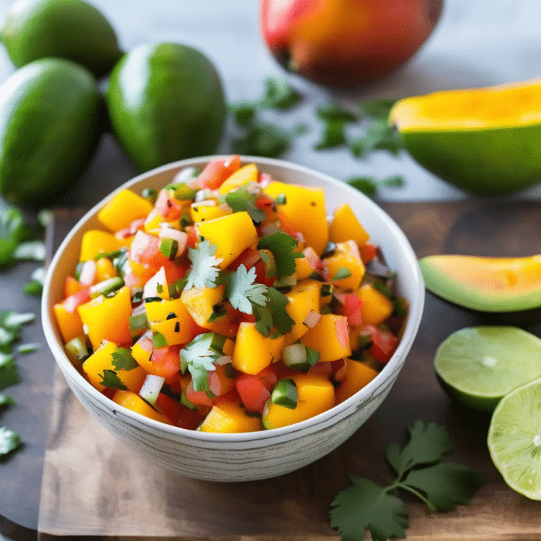 Mango Papaya Salsa