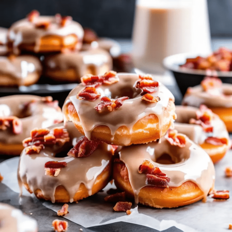 Maple Bacon Donuts