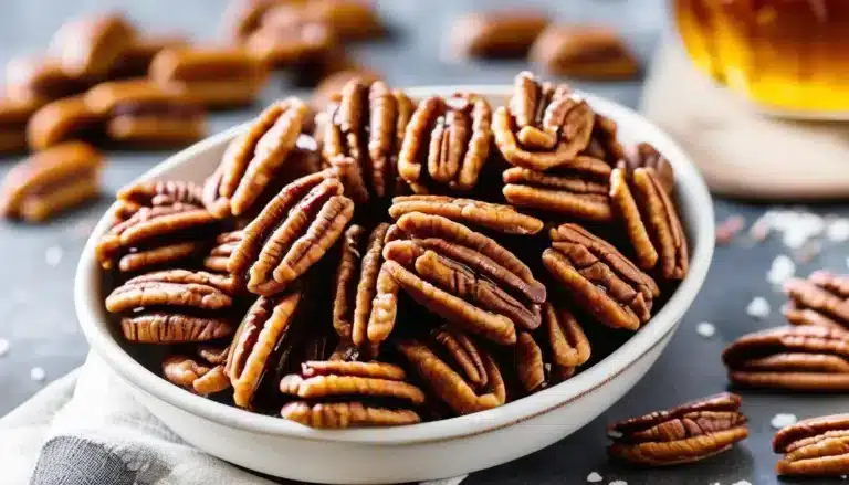 Maple Candied Pecans