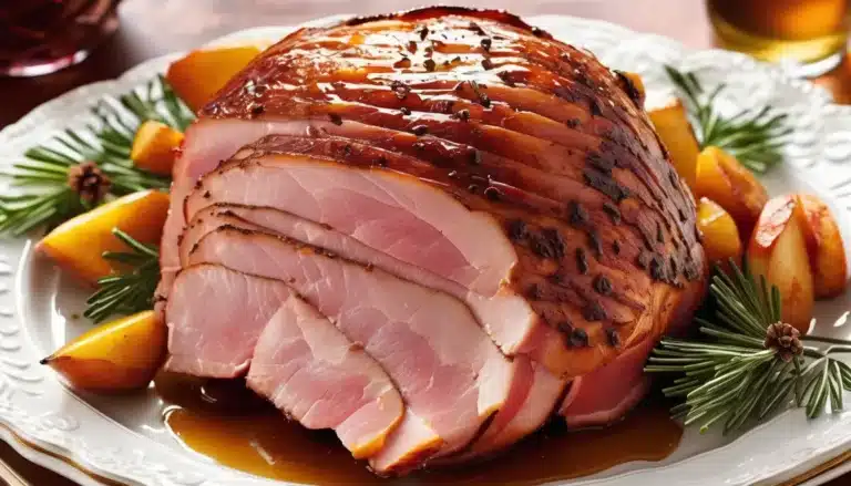 Maple Mustard Glazed Ham