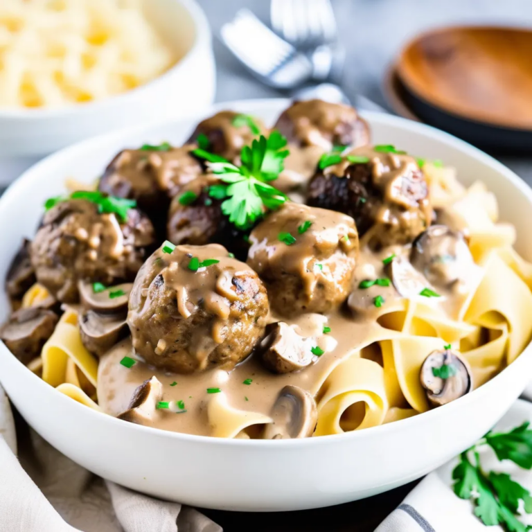 Meatball Stroganoff
