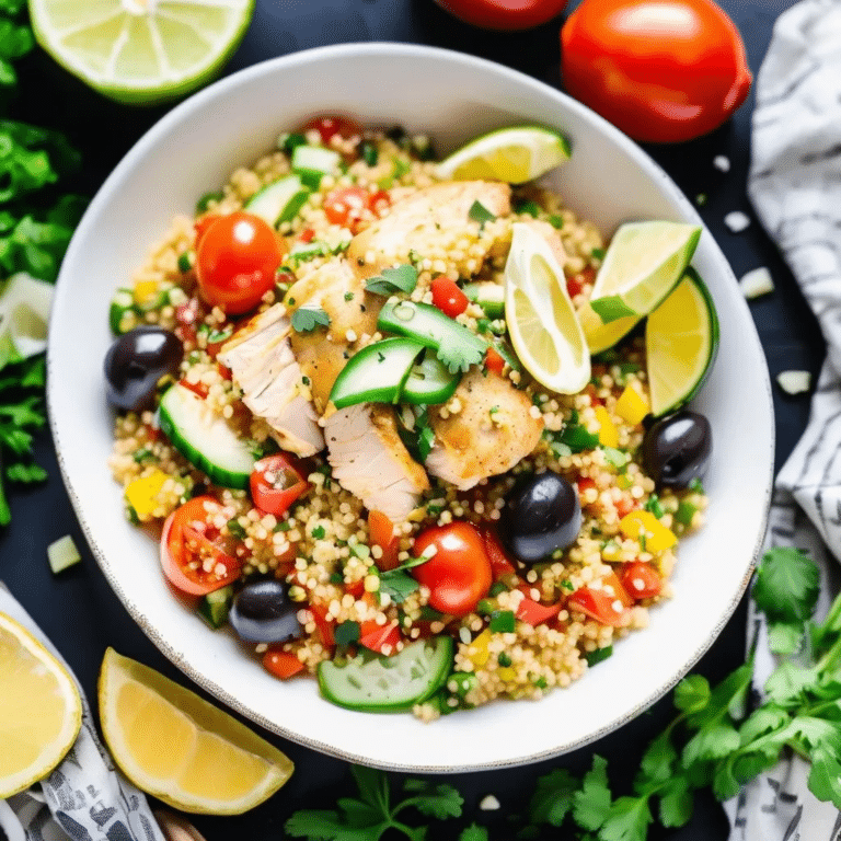 Mediterranean Chicken Couscous