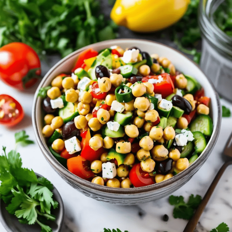 Mediterranean Chickpea Salad