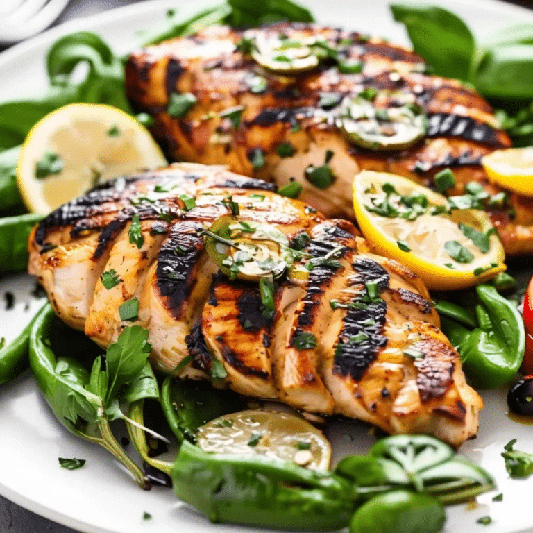 Mediterranean Grilled Chicken