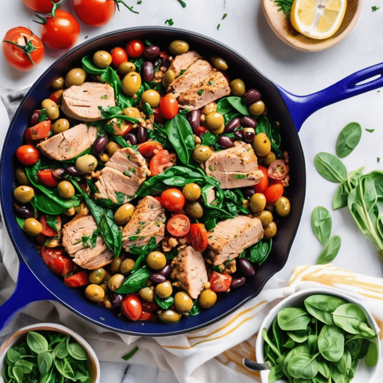 Mediterranean Turkey Skillet