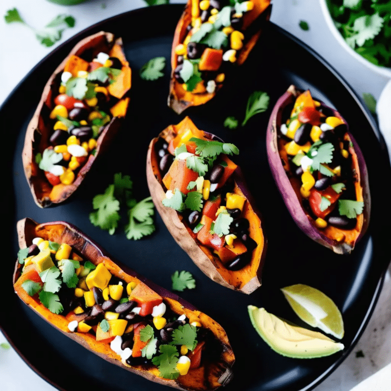 Mexican Sweet Potato Skins