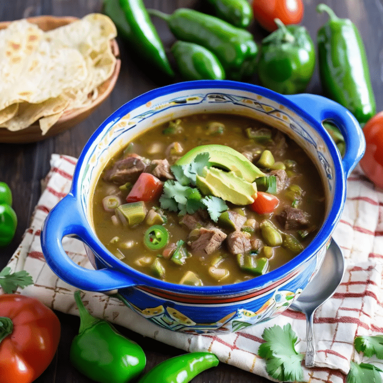 Mile High Green Chili