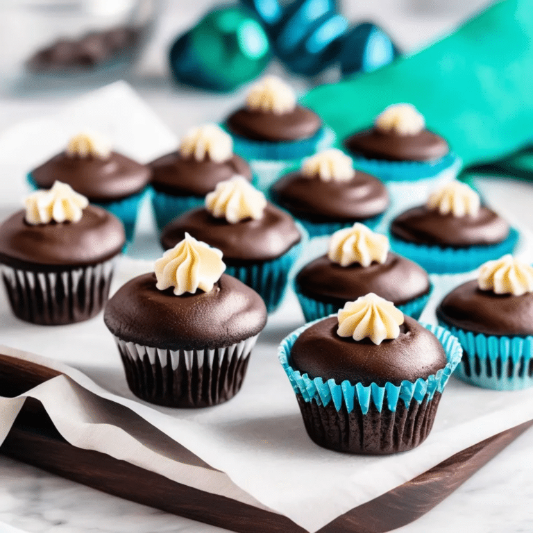 Mini Chocolate Cupcakes