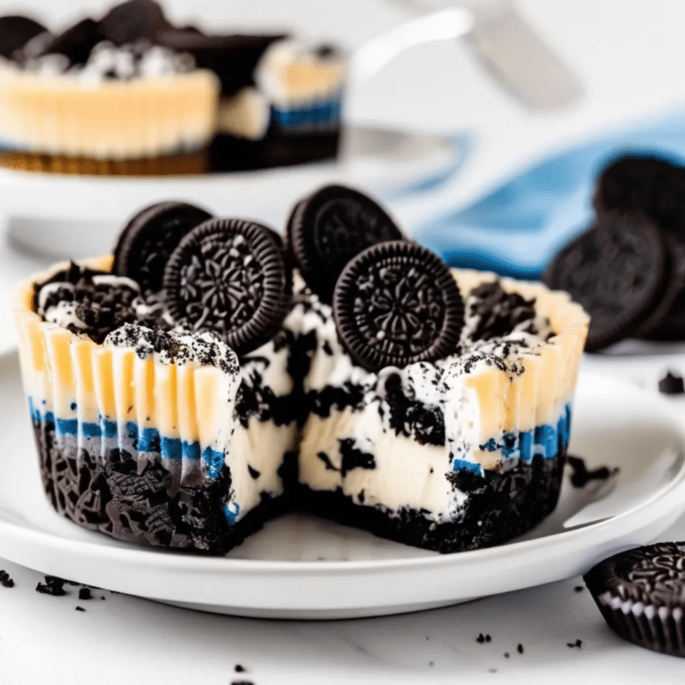 Mini Oreo Cheesecakes