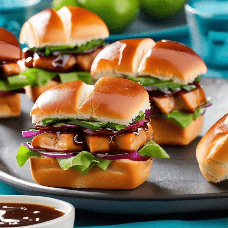 Mini Teriyaki Turkey Sandwiches