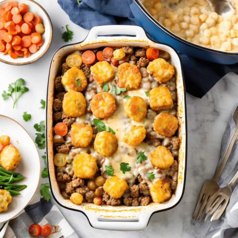Minnesota Tater Tot Hotdish