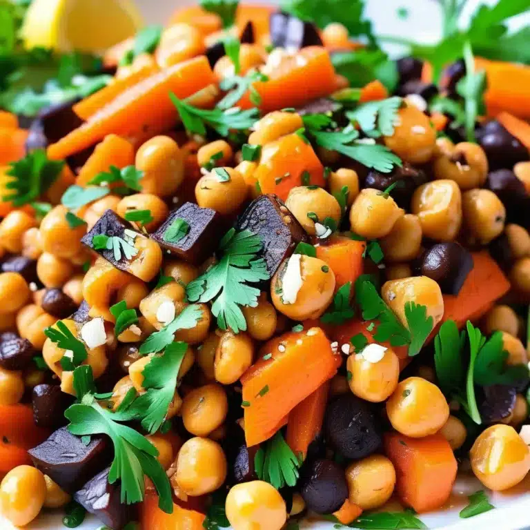 Moroccan Carrot And Chickpea Salad