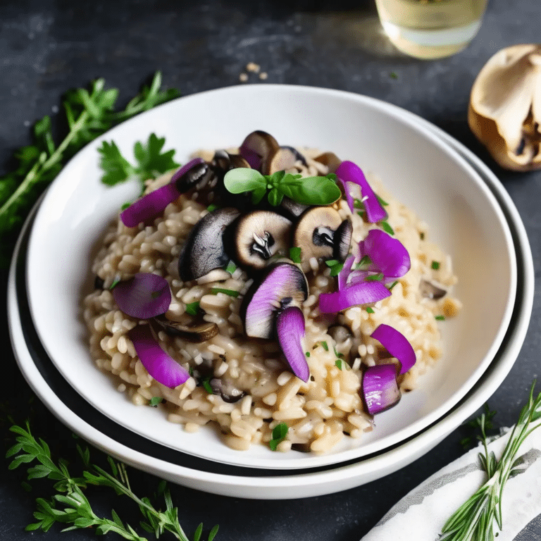 Mushroom Risotto