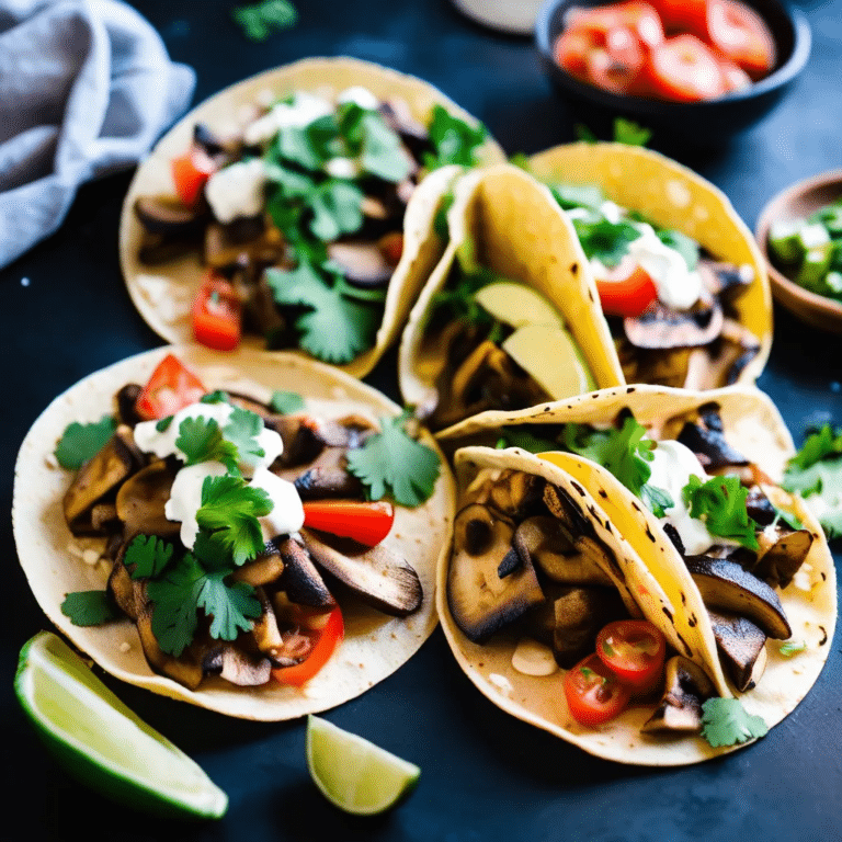 Mushroom Tacos