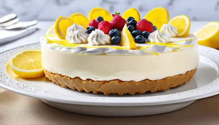 NO BAKE LEMON